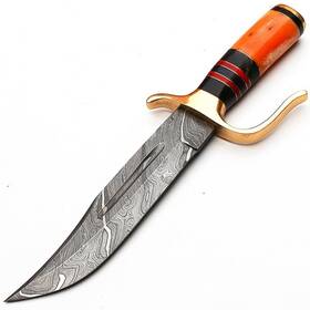 Pal 2000 Hunting Knives 767908948260 - Custom Handmade 12 Inch Knife Hand Forged Damascus Steel K