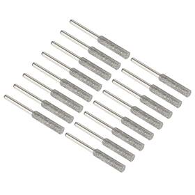 Pta220728tt0116 Patikil 3/16 Inch Diamond Chainsaw Sharpener 16 Pack Sharpening Stone Polishing Gr