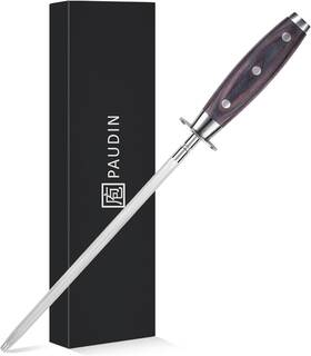 Paudin 711181774832 10 Inch Honing Steel Knife Sharpening Professional Carbon K