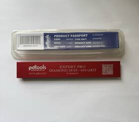 N25043518 Pdtools 25043518 Expert Pro Diamond Sharpening Stone 650 Grit Red