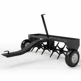 Jprl6njim65ngbhgmizqygfek3k Peakpursuit 40/48-inch Tow-behind Lawn Plug Aerator With Universal Hitch Heavy-duty Galv
