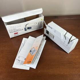 Hr2571 Philips Vtg Knife Scissor Sharpener Model Tested