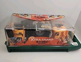 Plasplugs 085439704255 Xtra Sharp 4 In 1 Sharpener Four One Electric Knife Scissors Drill