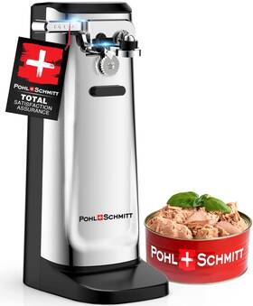 Pohl Schmitt 060756582095 Electric Can Opener Knife Sharpener And Bottle Easy Push