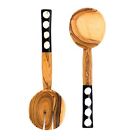 Polka Just Cause Gifts African Salad Servers Wooden 761315295047