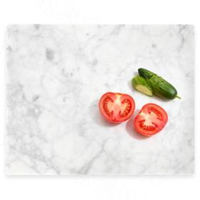Pracfit 717437051139 Large Italian Carrara White Marble Cutting Board For Kitchen 16x20 Inch - Sto
