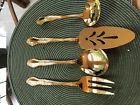Present Pretty Pc Gold Serving Hostess Set Antoinette By Pie