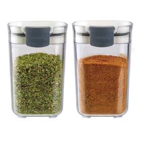 Pks-410 Prokeeper Seasoning And Spice Storage Containers Airtight Clear 2-pack