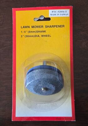 Ptc Ptc-52054-t Lawn Mower Sharpener 6mm Shank 50mm Dia Wheel