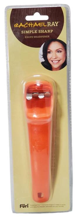 Fur650 Rachael Ray Simple Sharp Knife Sharpener Orange New Nip Nos
