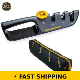 Razorsharp Razorsharp-ks-3in1 Knife Sharpener With Adjustable Angle Guide