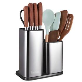 Redcall 744591543927 Kitchen Knife Holder Stainless Steel Universal Block Without Kn