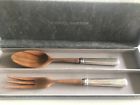 Reed Barton Corinthian Salad Set Serving Pieces Gift Box