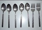 Reed Barton Lot Stainless Caracas Serving Spoon Forks Slotted
