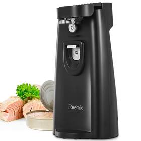 Reemix 767950974156 Electric Can Opener Automatic With Knife Sharpener And Bot