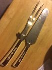 Ref6 Sheffield Regent England Stainless Pie Cake Server Meat Fork Leaf