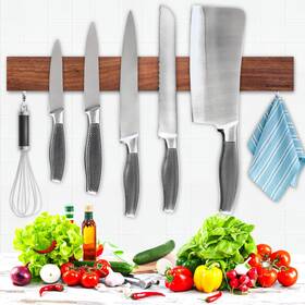 Rk006 Rekehome Magnetic Knife Holder For Wall Strip No Drilling 16 Inch Wal