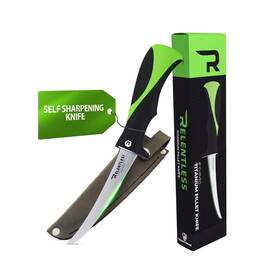 Rek6 Relentless Knives - True Self Sharpening Knife Fillet Fishing With C