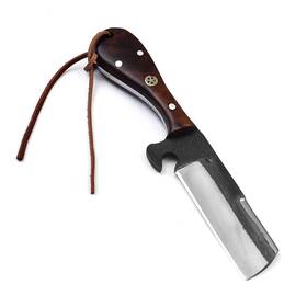 Rigger Knife 359741435405 Handmade Carbon Steel Bull Cutter With Sheath Precision Craftsmanship F