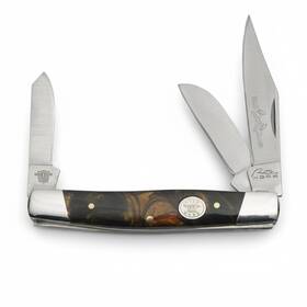 210971-bk Rite Edge 4 Inch Stockman Pocket Knife Large Folding With 3 Stainless