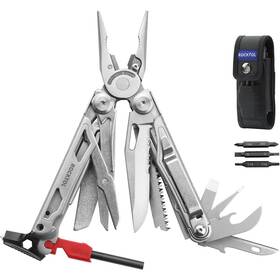 Sk04 Rocktol 01 Multitool 22-in-1 Multi-tool Pliers With Fire Starter Emergency Whistle Gl