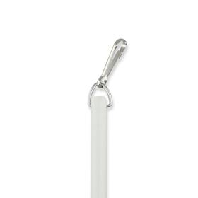 Afb2948 Rod Desyne 3/8-inch Fiberglass Baton With Metal Snap 48-inch White