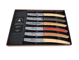 350144 Roger Orfevre Laguiole Made In France Le Theirs Premium Straight Edge Sharp Full Tang Sta Inch