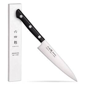Vg10 Rokushiro Ttrade 0001 Pettyknife 135mm Petty Knife 5.3-inch 37-layer Damascus Hammered Kitchen Chef Kn