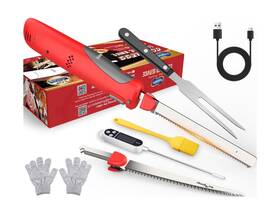 Ek9201 Royalsellpro Cordless Electric Knife Easy Slice And Assemble With Storage Case Serrated E