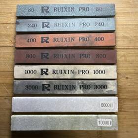 X003147e1v Ruixin Pro Sharpening Stone Set Manual Multicolor 80-10000 Grits