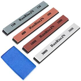 Runrisejn 797417920419 4 Pcs Knife Sharpening Stones For Sharpener With Fixed Angle Profession