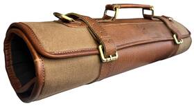 Kr001 Rustic Town Kr001- P Genuine Leather Chef Knife Roll All Purpose Brown Rust Kr001 Rustic Town Kr001- P Genuine Leather Chef Knife Roll All Purpose Brown Rust