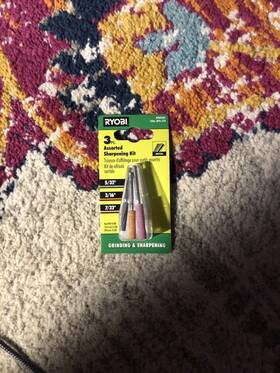 A90gs02 Ryobi 3pc Assorted Sharpening Kit