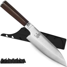 Ryorininja 717019147571 Dexter Deba Knife 7inch Japanese Steel Kitchen Chef Professional Sta Inch