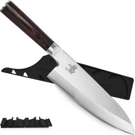 Ryorininja 717019147892 Dexter Deba Knife 8inch Japanese Steel Kitchen Chef Professional Sta Inch