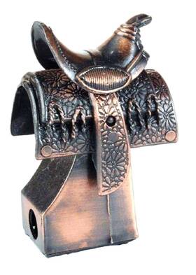 Saddle Mountain Souvenir 682962602838 Western Die Cast Metal Collectible Pencil Sharpener Bronze