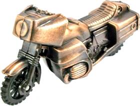 Saddle Mountain Souvenir 793473071324 Motorcycle Die Cast Metal Collectible Pencil Sharpener Bronze