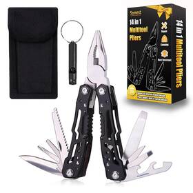 Samest 679872816776 14 In 1 Multitool Pliers Gives One Whistle As A Gift Professional Pocket Pli