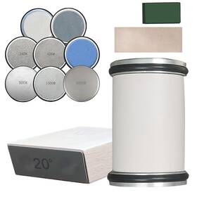 Sapoyezy 635405925063 Rolling Knife Sharpener Roller Tool With Leather Strips And Paste 1