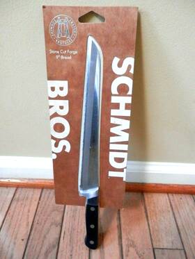 Schmi 815062014632 New Schmidt Brother Stone Cut Forge 9 Inch Knife
