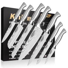 P750 Scole Chef Knife Ultra Sharp Kitchen Set 7-piece Premium German 1.4