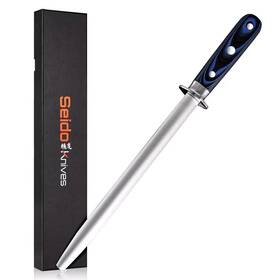 Seido Knives 170834695128 Kanpeki 10 Inch Diamond Sharpening Rod Knife Cutting Edge