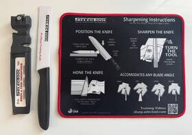 Selectool 860014644337 4-in-1 Knife And Tool Sharpener Usa Made Free Non-slip Mat