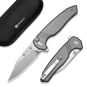 S25068-2 Sencut Selkyris Pocket Knife Folding With Aluminum Handle 3.36ftft Blad
