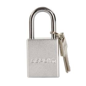 Sepox 607376357853 Ultra-durable And Anti-rust Outdoor Silver Aluminum Padlock - 38mm 1-1