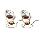 Os839 Set-2 Light Warmer Withtea Brandy Dutch 4 . 7