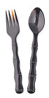 Sh0070 Marycrafts Set Of Buffalo Horn Salad Servers Spoon And Fork