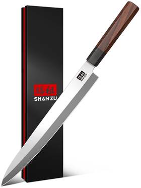 Szcs-2024-013-1 Shan Zu 10 Inch Sushi Knife High Carbon Japanese Steel Sashimi Japane
