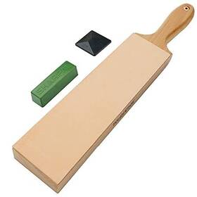 205h Sharpal 814744020749 Double-sided Leather Strop Genuine Cowhide 13.2 Inch X 2.4 Kit With 2 Oz