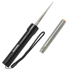 178n Sharpal 814744028066 3-in-1 Blade Sharpener 4-inch 600 Grit Diamond Sharpening Rod Sharpe